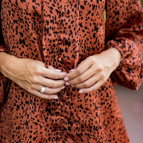 NWT Buddy Love Leah button up short dress - Picture 4 of 7